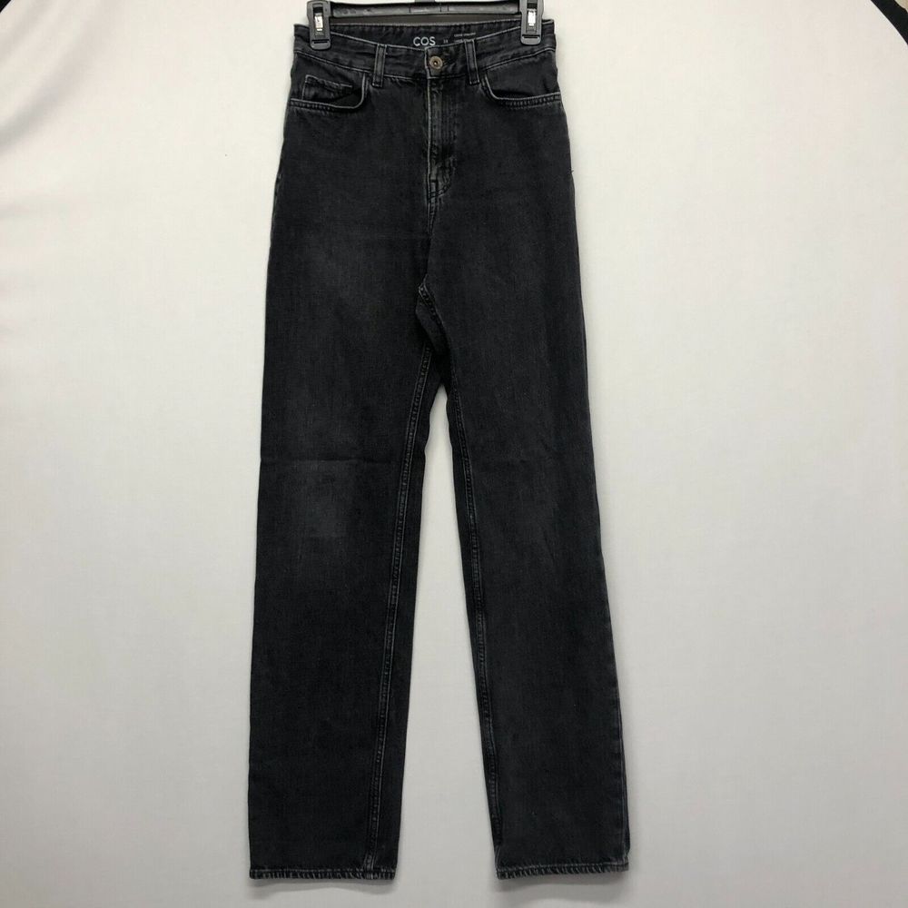 COS Women Loose Straight High Rise Full Length Jeans Size 25